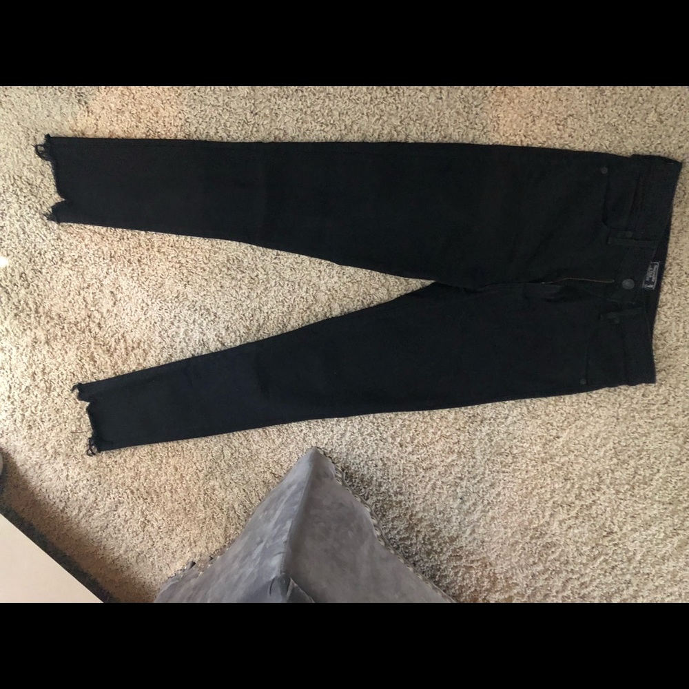 A&F black skinny ankle jeans